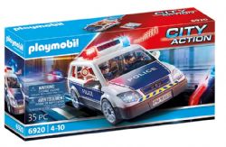PLAYMOBIL -  SQUAD CAR WITH LIGHTS AND SOUND (35 PIECES) 6920